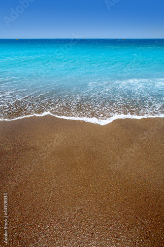 Canary Islands brown sand beach turquoise water