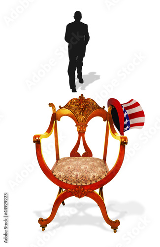 Empty Presidential Chair. photo