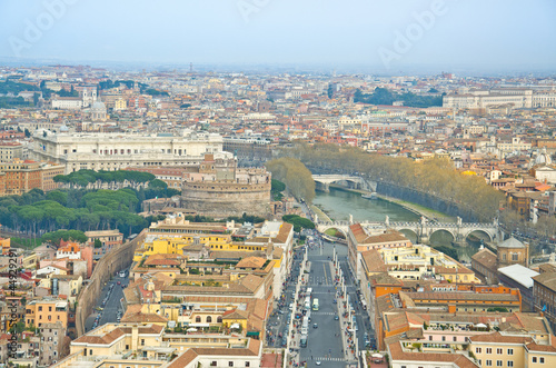 Aerial view of Vatican