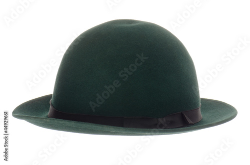 Green vintage hat