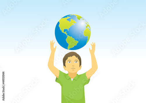 kid and earth