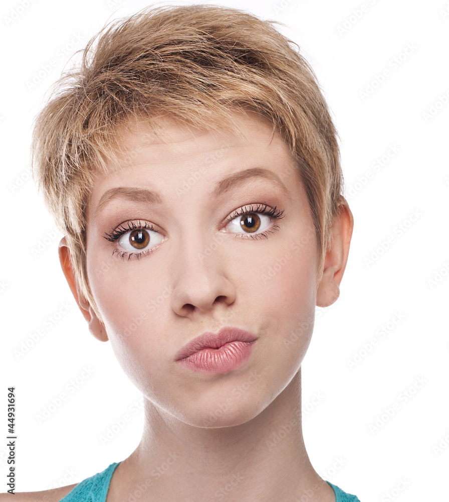 Portrait of a beautiful attractive young woman Portrait of a beautiful attractive young woman