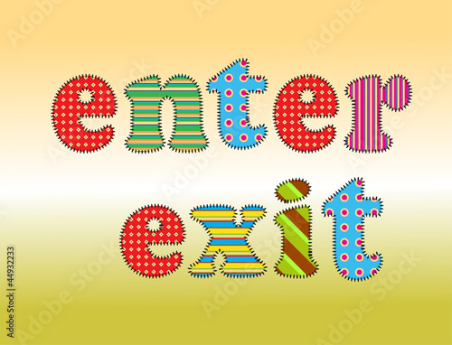 text enter