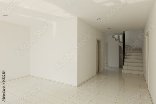 Wallpaper Mural interior house, white empty room Torontodigital.ca