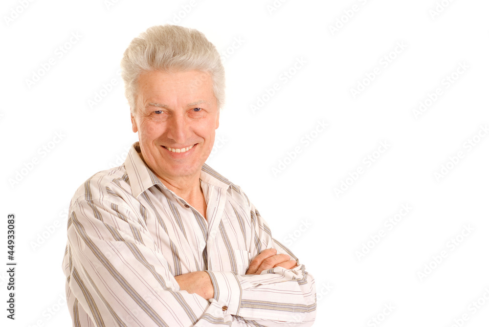 Beautiful elderly man Beautiful elderly man