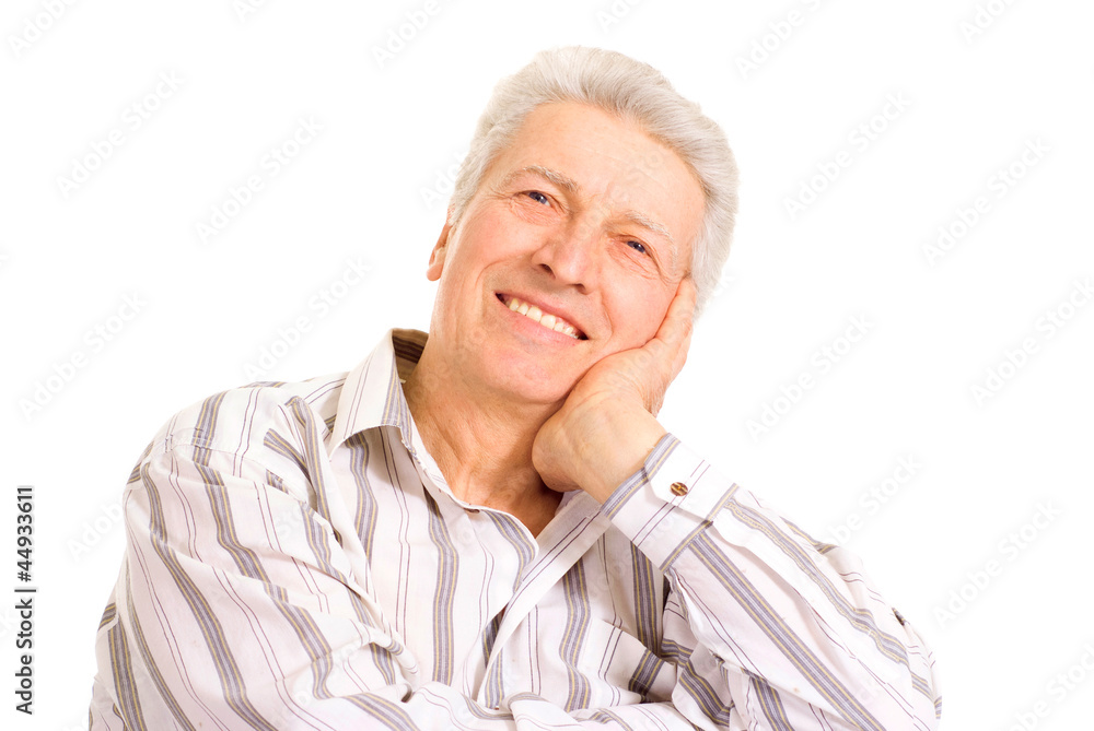 Quiet elderly man Quiet elderly man