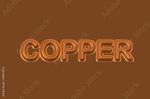 Copper  Text serie 