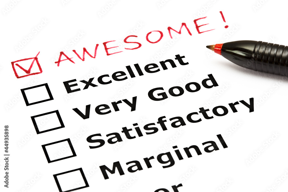 Awesome evaluation form Awesome evaluation form