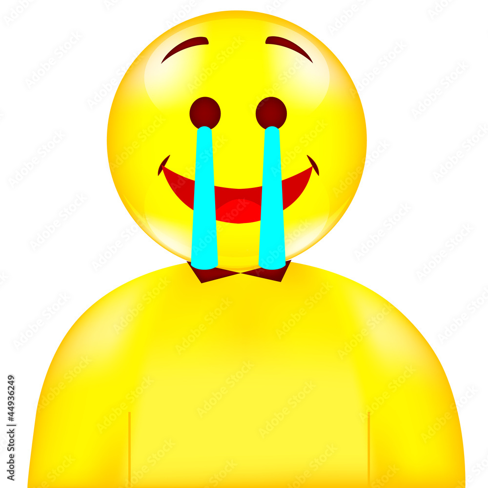 笑顔 涙 感謝 ニコニコ マーク Stock Vector Adobe Stock