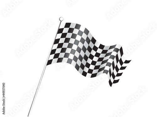 abstract race flag concept