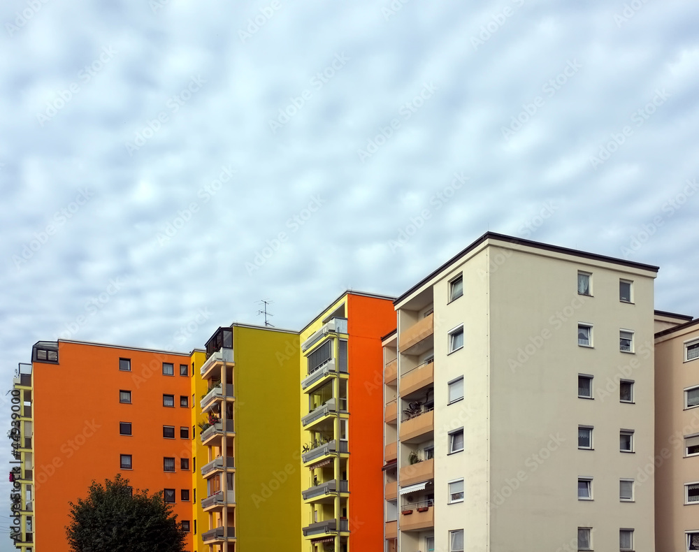 Fototapeta premium Hochhaussiedlung