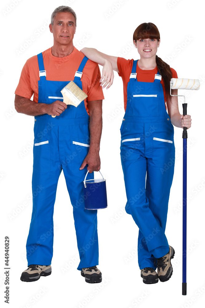 A team of painters A team of painters