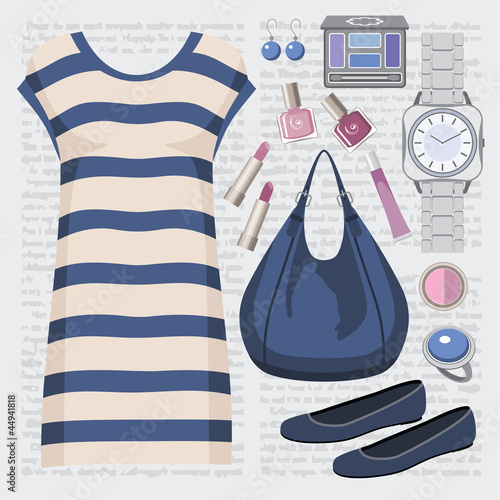 Fashion set with a tunic