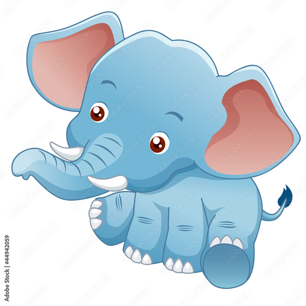 illustration Little Elephant Vector illustration Little Elephant Vector