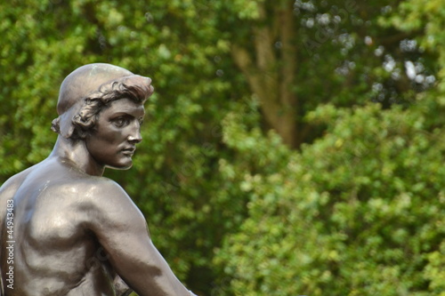 Tableau sur toile statue londonienne 3