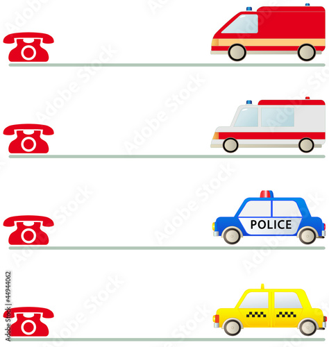 isolated sign for mobile social services first aid