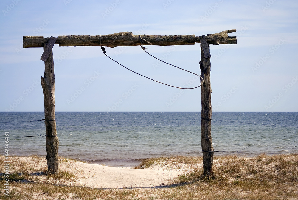 Beach and arch