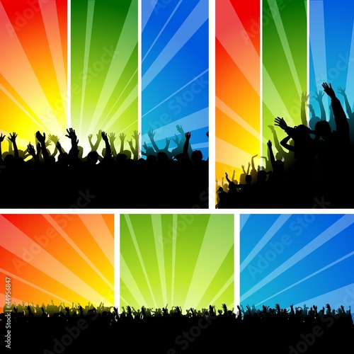 Crowd at the Concert Set