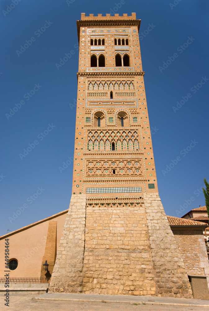 Tower mudejar of San Martin,Teruel. Spain