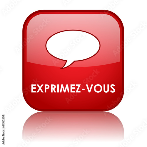 Bouton Web "EXPRIMEZ-VOUS" (voter réagir opinions commentaire)