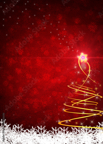 beautiful christmas illustration for the holidays