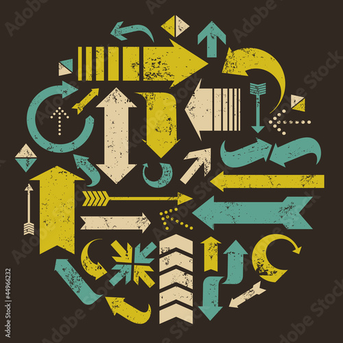 Grunge Arrows Collection