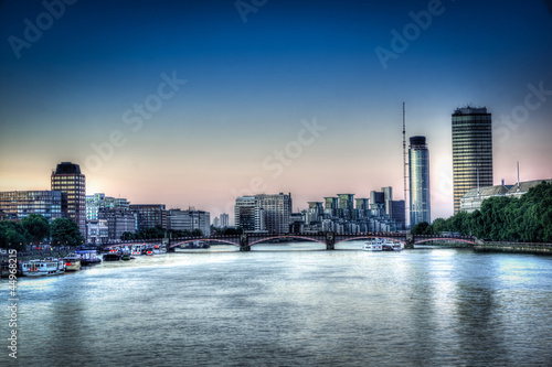 River view of Thames HDR