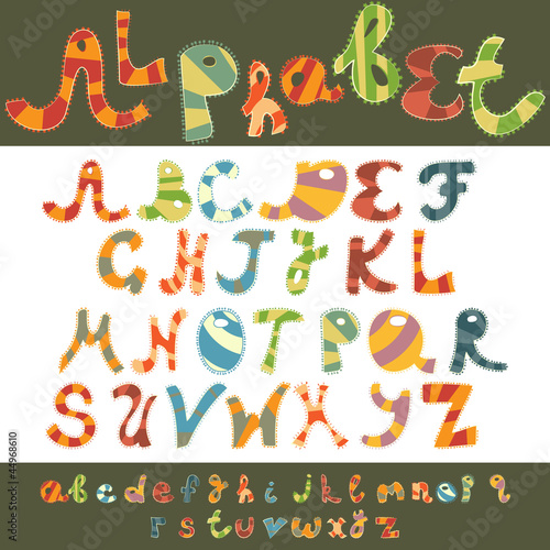 Fun alphabet capital and lower case