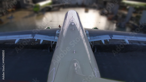airplane hangar start
