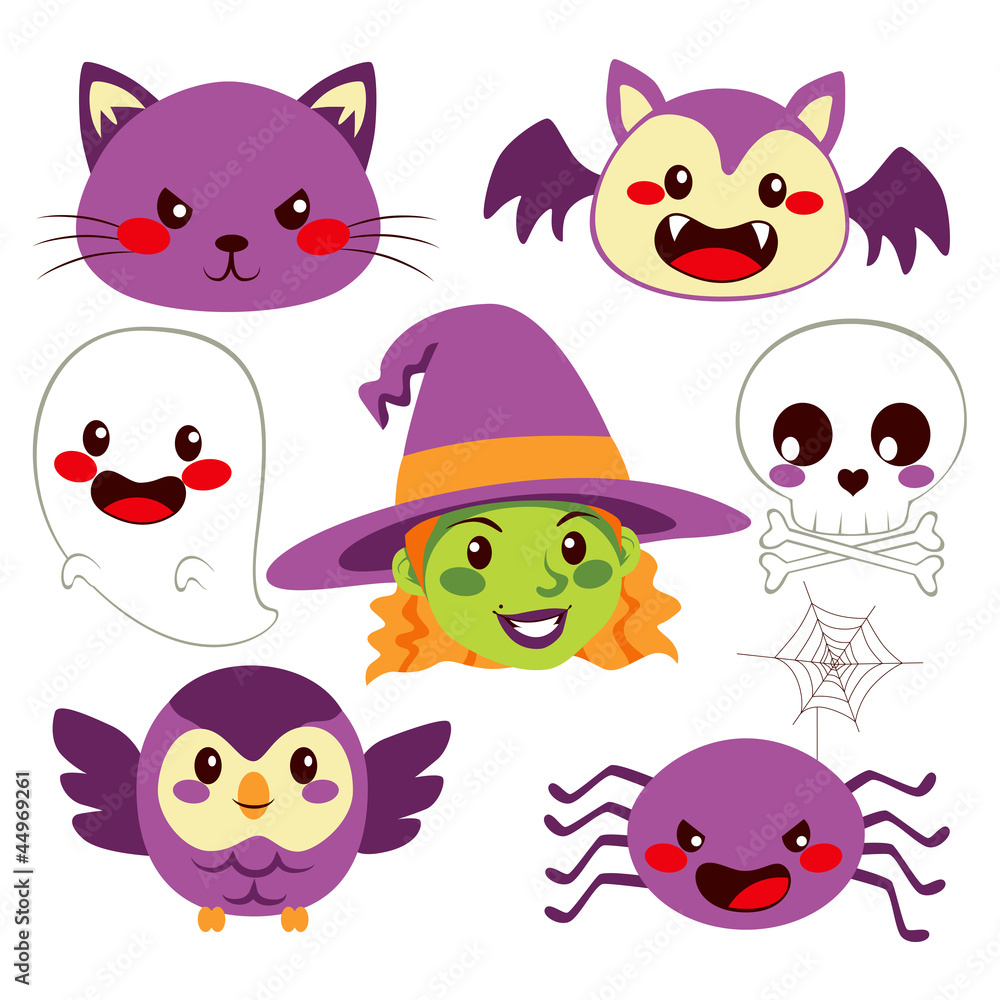Fototapeta premium Halloween Elements