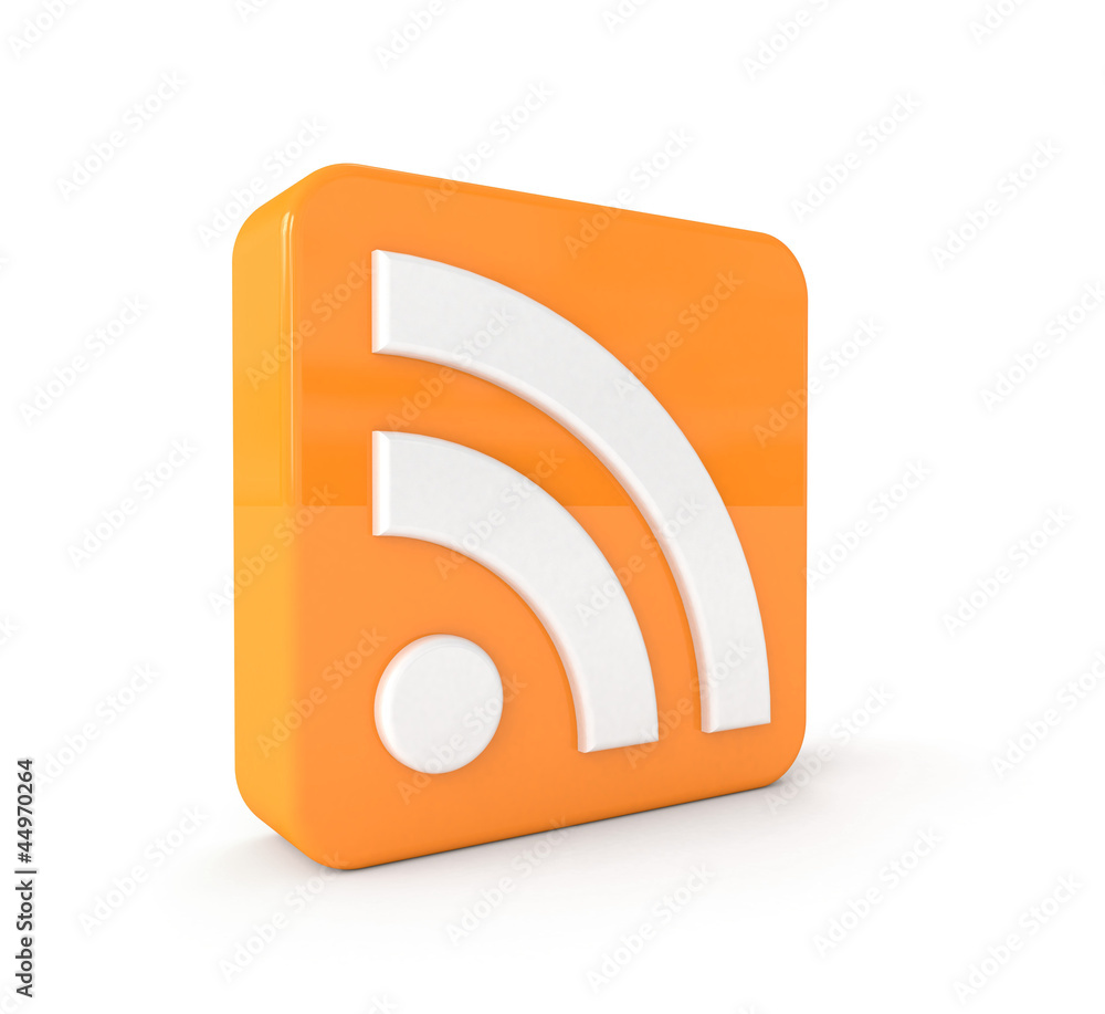 3d RSS icon