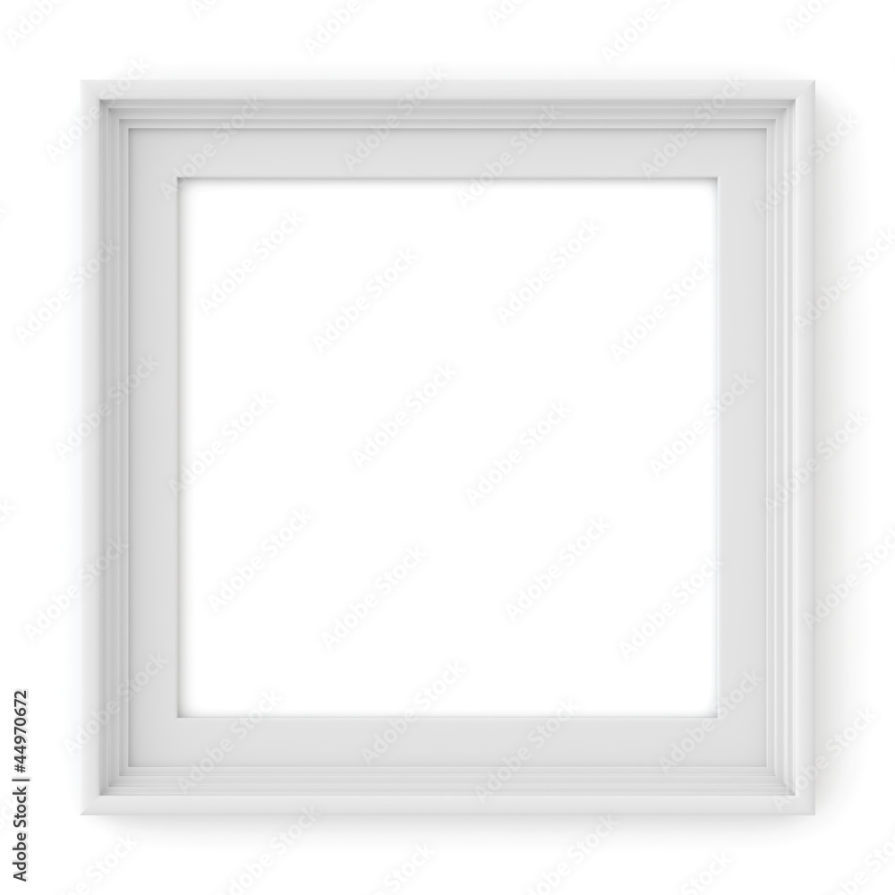white frame isolated on white white frame isolated on white