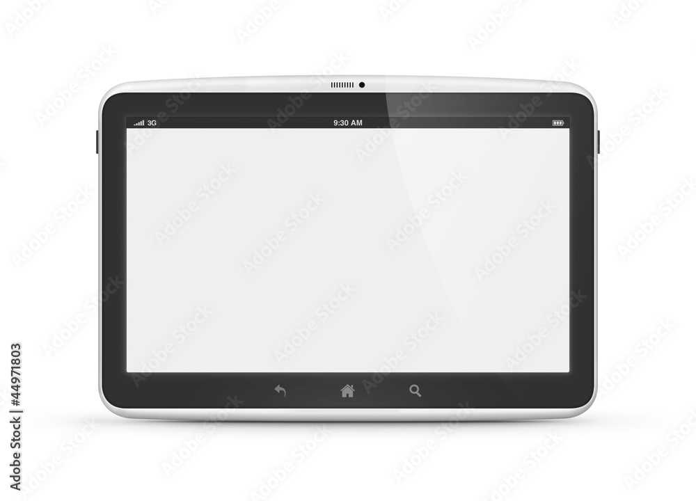 Modern digital tablet computer isolated Modern digital tablet computer isolated