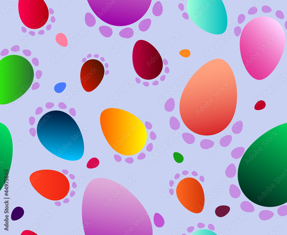 Seamless pattern with colorful eggs Seamless pattern with colorful eggs