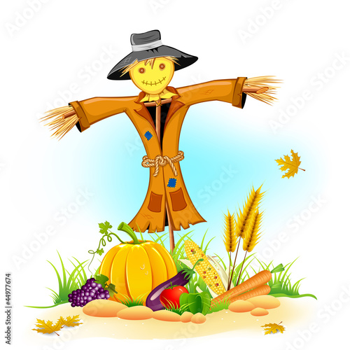 Scarecrow with Vegetable