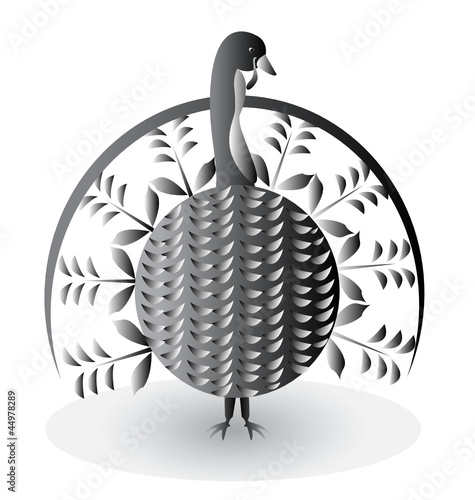 Turkey bird vector
