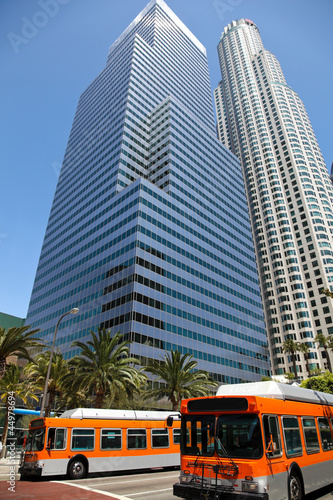 Los Angeles Downtown and buses