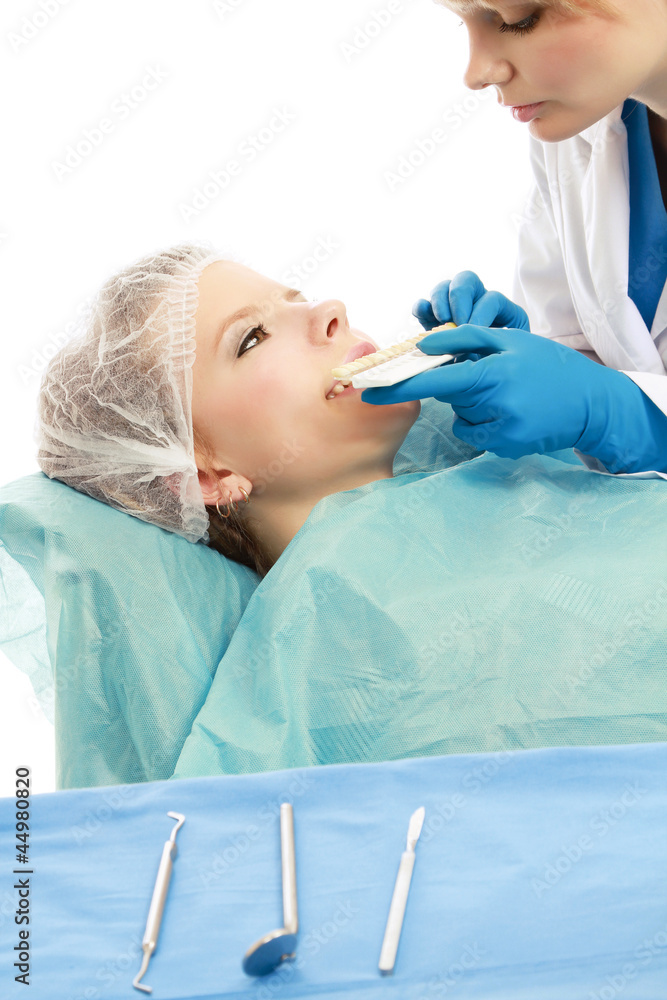 Fototapeta premium At the dentist's, closeup
