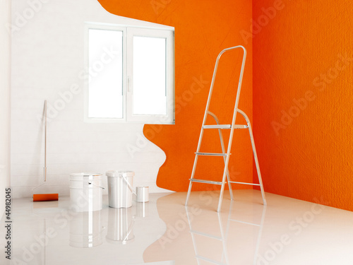 repairing works in the room