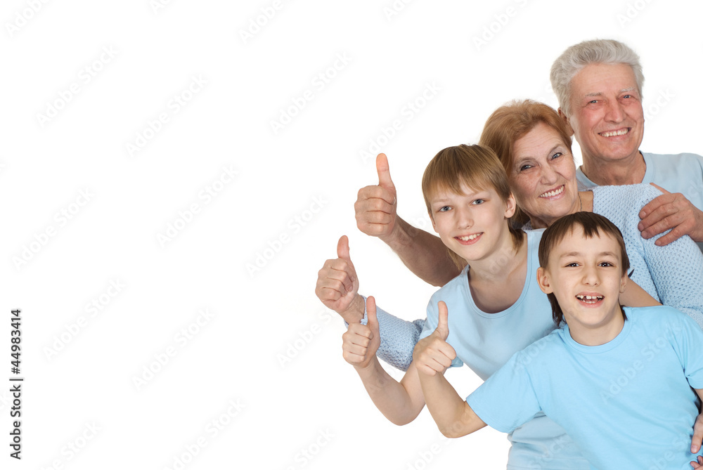 Nice Caucasian large family Nice Caucasian large family