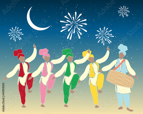 bhangra dancers