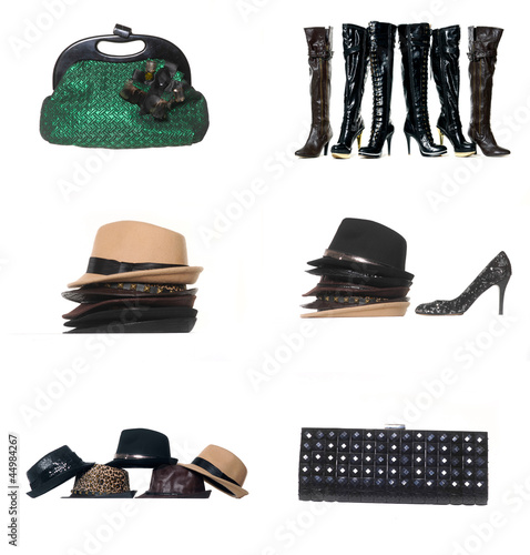 Fashion accessory collage