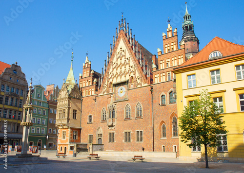 city hall of Wroclaw, Poland