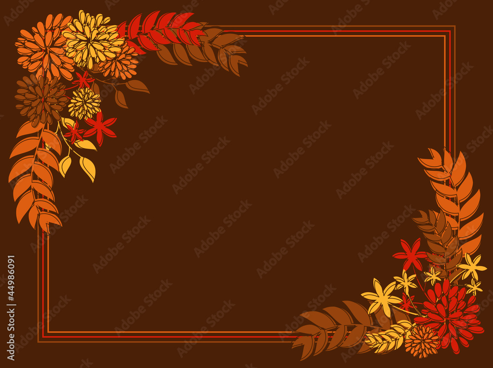 Autumn Leaves Frame