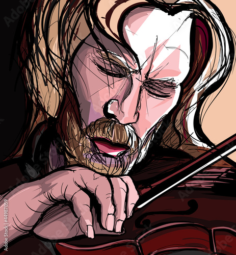 violin player