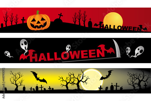 Halloween - 3 various banner