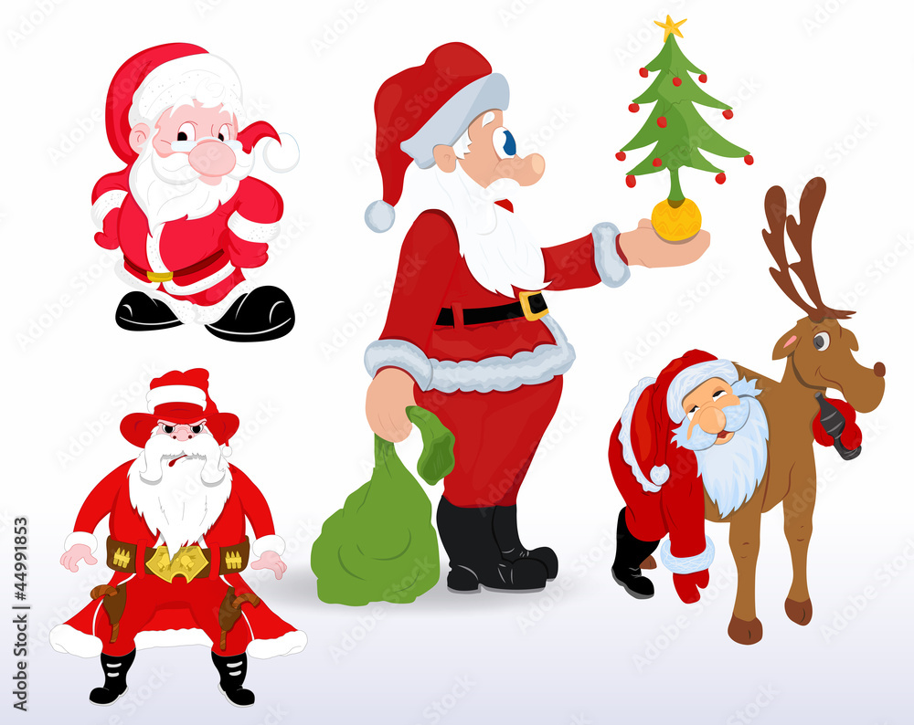 Santa Vectors for Christmas Santa Vectors for Christmas