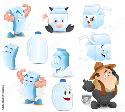 Dairy and Milk Vectors
