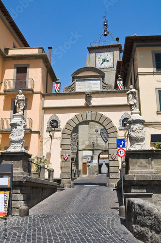 Porta romana. Soriano nel Cimino. Lazio. Italy. photo