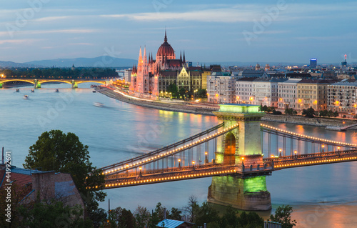 Chain Bridge & Hungarian Parliament